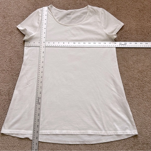 J. Jill Scoop Neck Short Sleeve Elliptical Tee - Picture 5 of 7